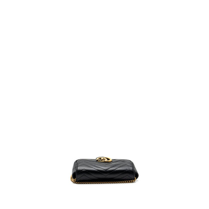 Gucci GG marmont super mini bag calfskin black