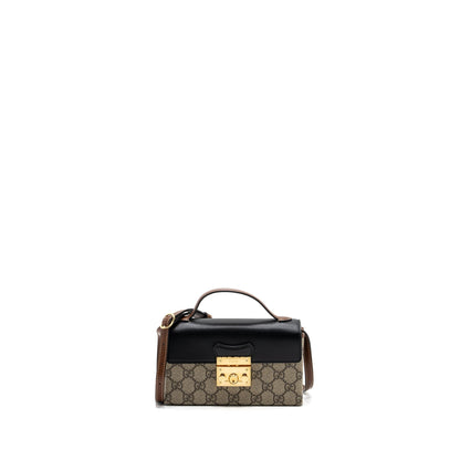 Gucci Padlock Mini Top Handle Bag GG Supreme Canvas/ Leather Multicolour