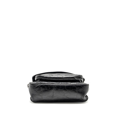 Saint Laurent/YSL Medium Niki Bag Shiny Calfskin Black SHW