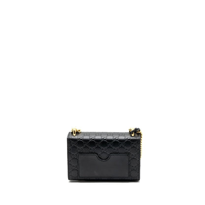 Gucci Small Padlock Chain Bag Calfskin Black