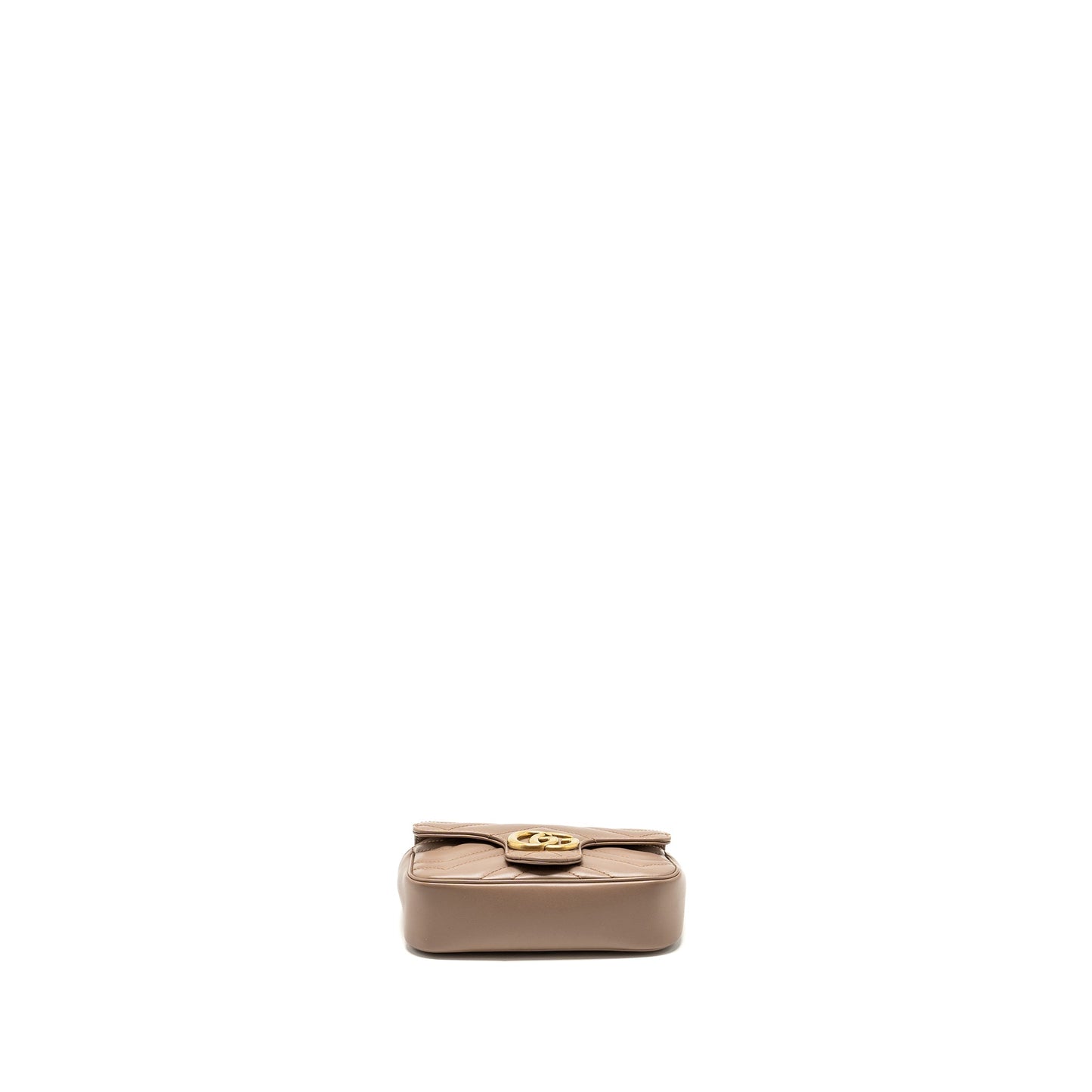Gucci GG Marmont Super Mini Bag Calfskin Beige