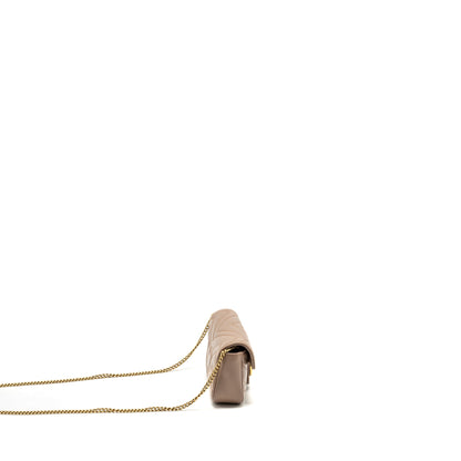 Gucci GG Marmont Super Mini Bag Calfskin Beige