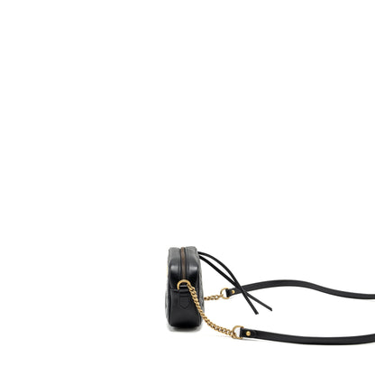 Gucci GG Marmont Matelasse Mini Camera bag calfskin black