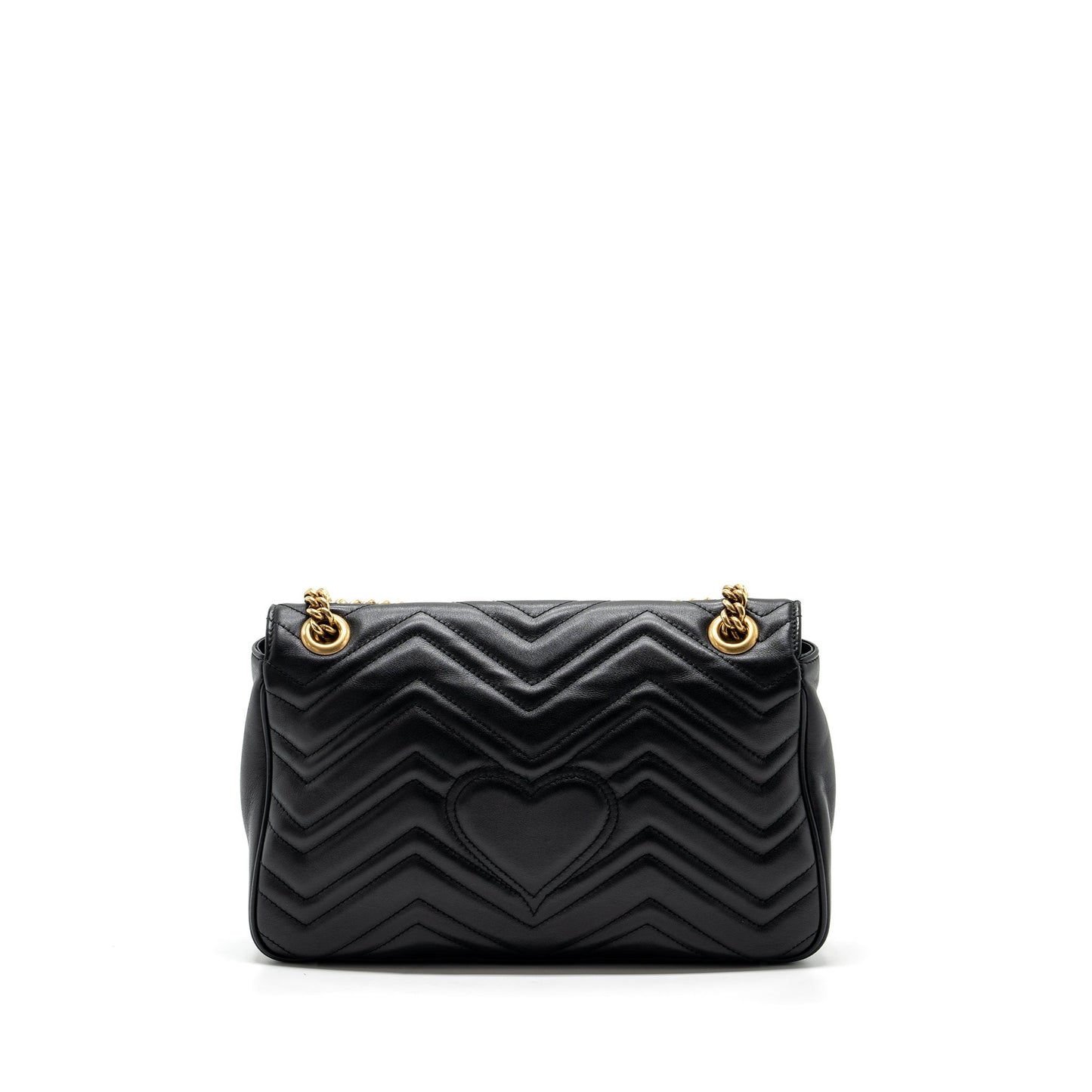 Gucci medium gg Marmont bag calfskin black
