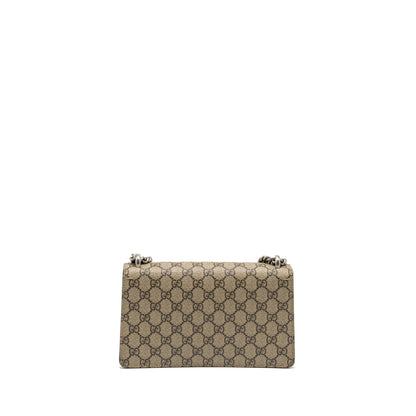 Gucci Dionysus Shoulder Bag GG Supreme Canvas/Suede Beige SHW
