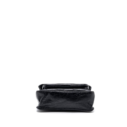 Saint laurent Medium Niki calfskin leather black SHW