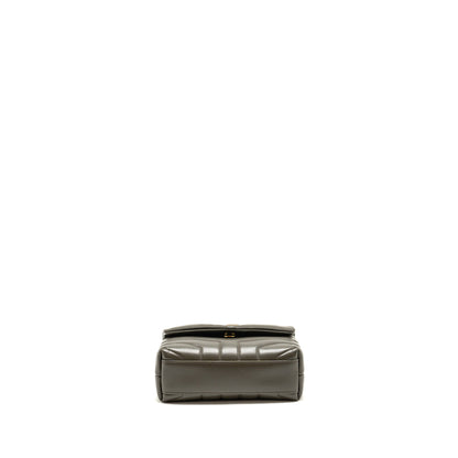 Saint Laurent/YSL Mini Toy Loulou Strap Bag Calfskin Dark Green GHW