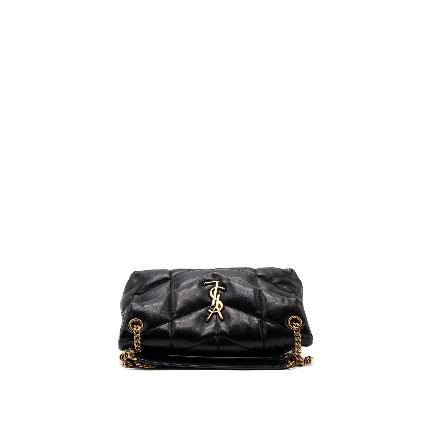 Saint Laurent/YSL Small Puffer Quilted Nappa Black GHW