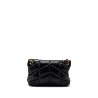 Saint Laurent/YSL Small Puffer Quilted Nappa Black GHW