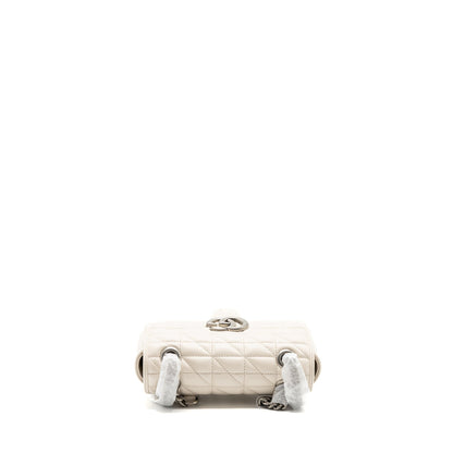 Gucci mini marmont calfskin leather cream SHW