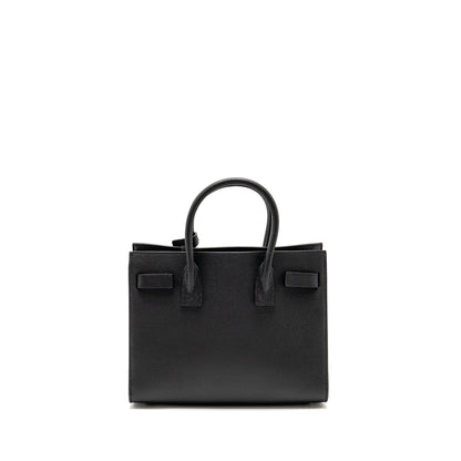 Saint Laurent Sac De Jour grained calfskin black SHW