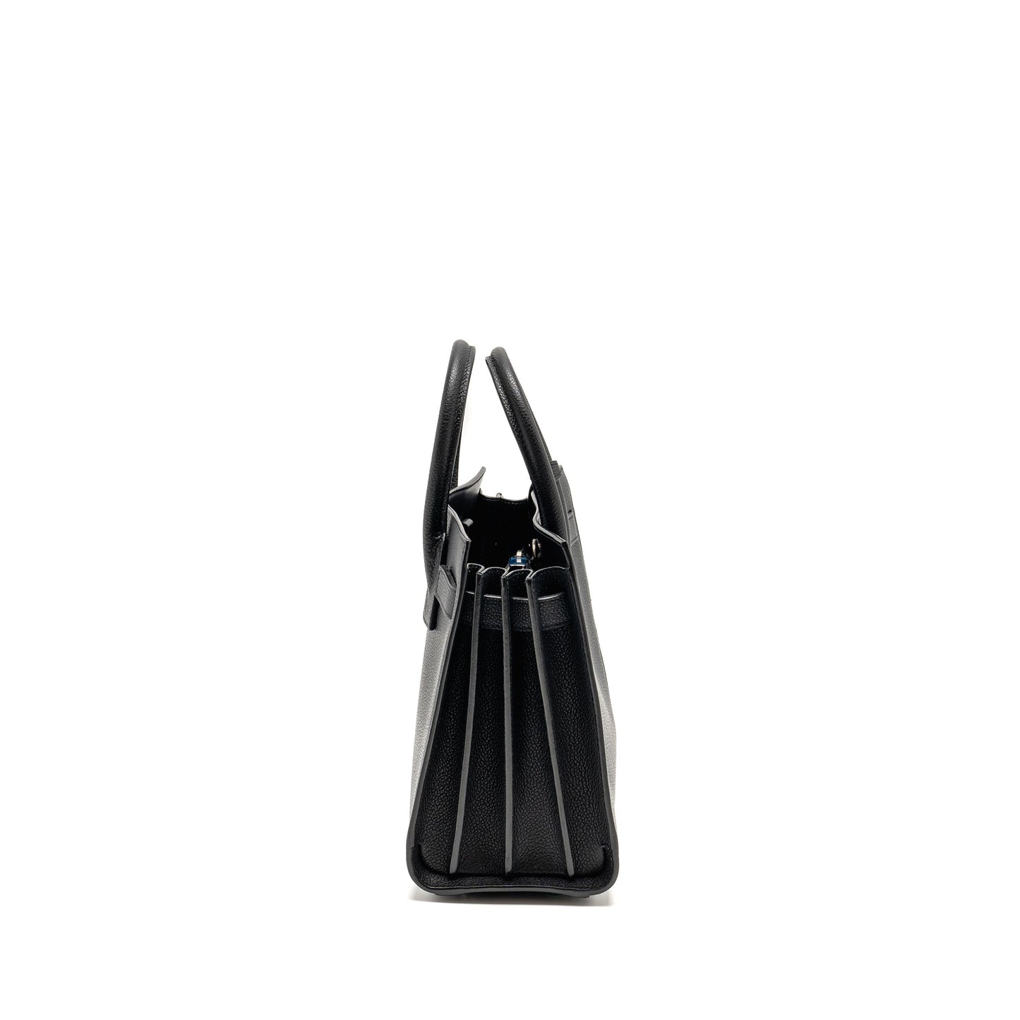 Saint Laurent Sac De Jour grained calfskin black SHW