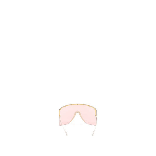 Gucci Mask-Frame Sunglasses GG1244S Multicolour Silver/Light Gold Tone