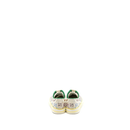 Gucci Size 37 Tennis 1977 Sneaker GG Logo Crystal Multicolour