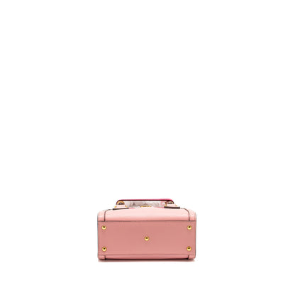 Gucci Mini Diana Bamboo Tote Bag Leather Pink