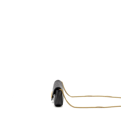 Gucci Super Mini Marmont calfskin black