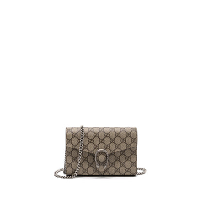 Gucci Dionysus Wallet On Chain GG Supreme Canvas SHW