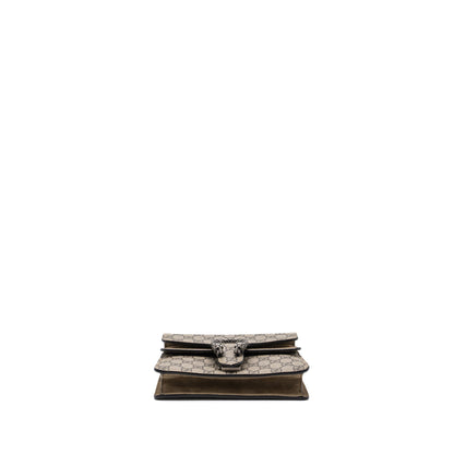 Gucci Dionysus Mini Bag GG Supreme Canvas Beige SHW
