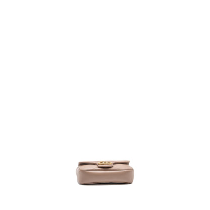 Gucci Super Mini GG Marmont Bag Calfskin Beige