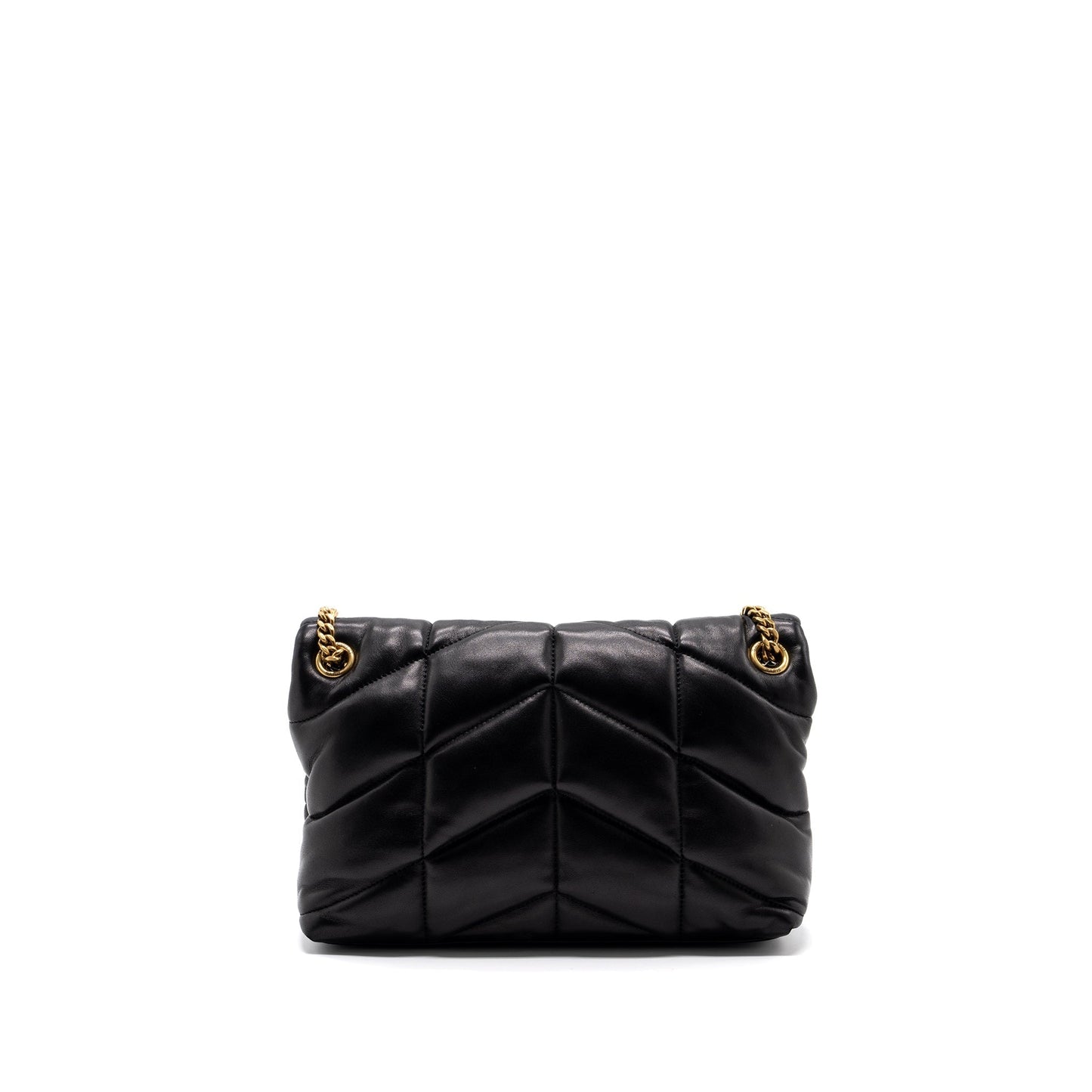 Saint Laurent Small Puffer Quilted Nappa Leather Black GHW