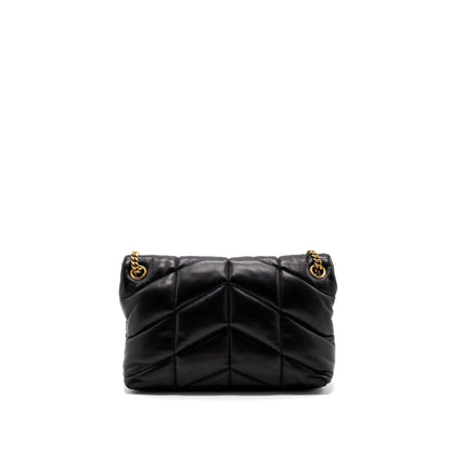 Saint Laurent Small Puffer Quilted Nappa Leather Black GHW
