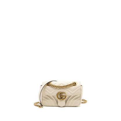 Gucci Mini Marmont bag calfskin white