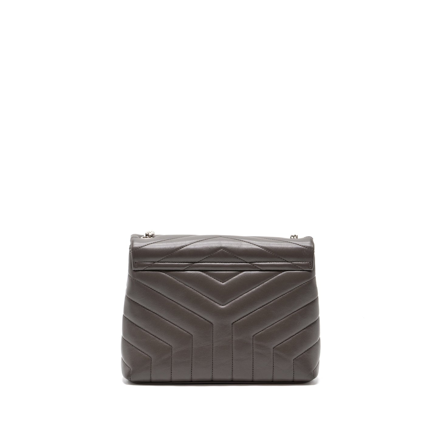 Saint Laurent/YSL Small Lou Lou Bag Calfskin Dark Grey SHW