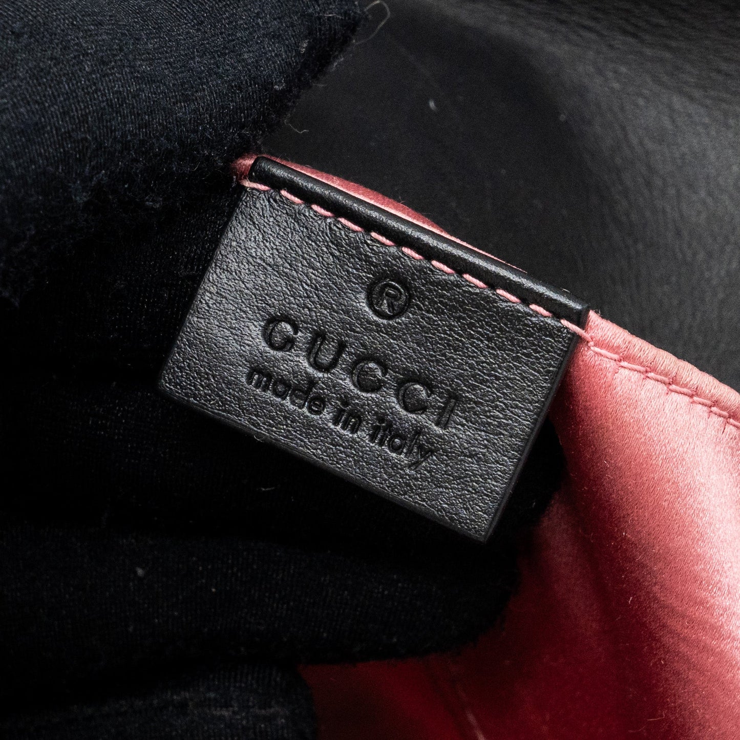 Gucci Mini Marmont Velvet Black
