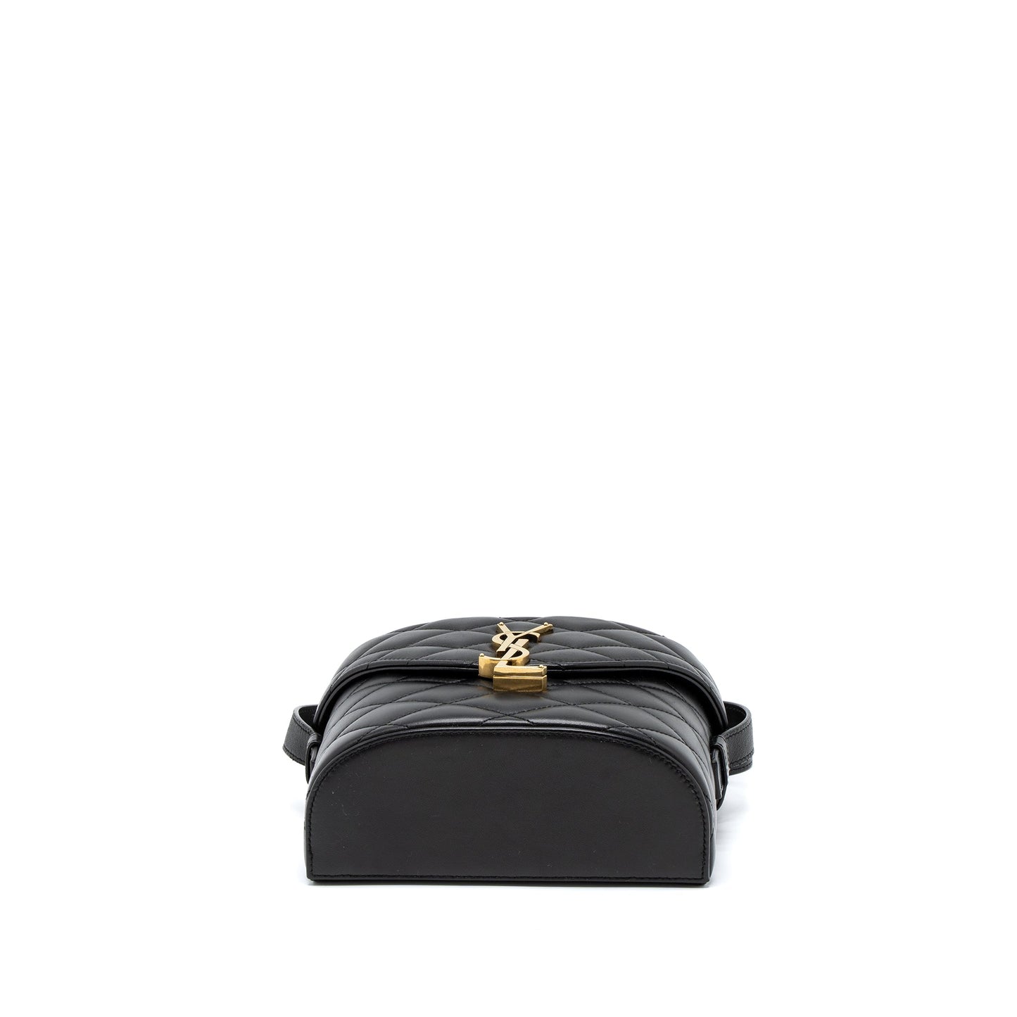 Saint Laurent June Box Bag Lambskin Black GHW