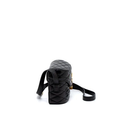 Saint Laurent June Box Bag Lambskin Black GHW