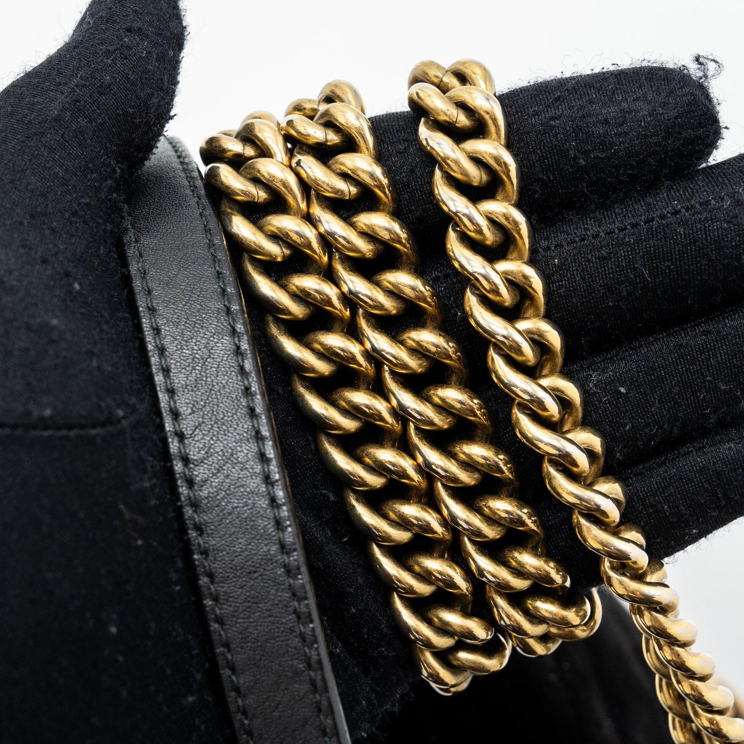 Gucci Mini Marmont Velvet Black