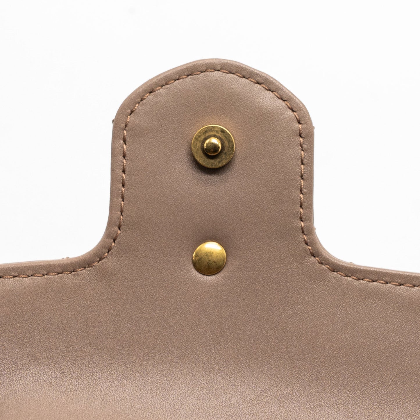 Gucci super mini GG Marmont bag calfskin beige
