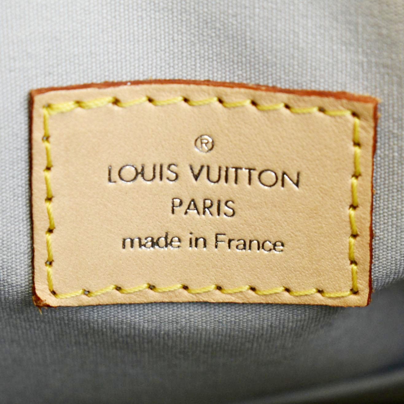 LOUIS VUITTON Speedy 30 Miroir Monogram Patent Leather Satchel Bag Metallic Silver