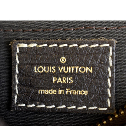 LOUIS VUITTON Manon PM Mini Lin Monogram Hobo Bag Brown