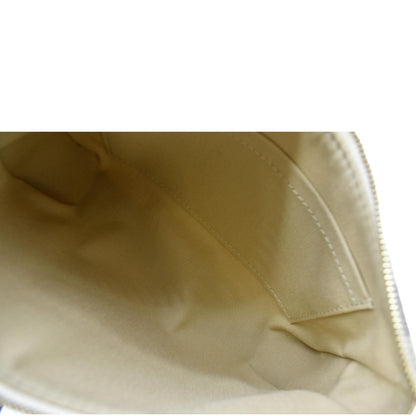 LOUIS VUITTON Pochette Damier Azur Accessoires Pouch White