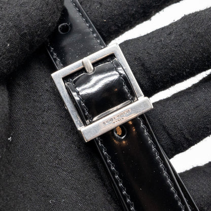 Saint Laurent Le 5 A 7 shiny calfskin black SHW