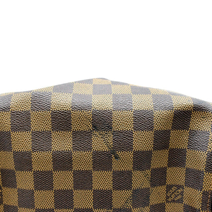 LOUIS VUITTON Sistina MM Damier Ebene Shoulder Bag Brown