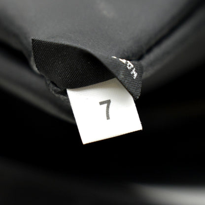 PRADA Small Antique Nappa Leather Tote Black