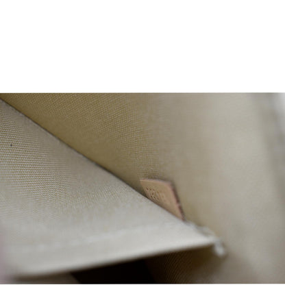 LOUIS VUITTON Pochette Damier Azur Accessoires Pouch White