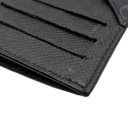 LOUIS VUITTON Monogram Eclipse Canvas Coin Card Holder Black