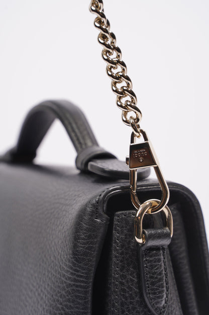 Gucci Womens Dollar Interlocking GG Bag Black