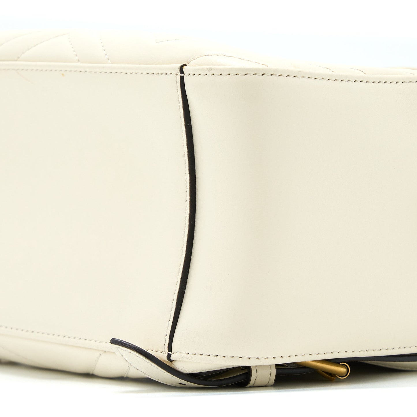 Gucci GG Marmont Backpack Calfskin White