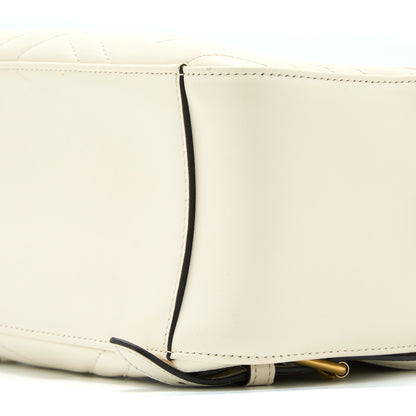 Gucci GG Marmont Backpack Calfskin White