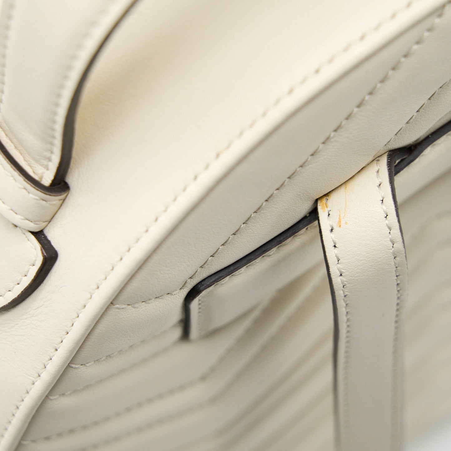 Gucci GG Marmont Backpack Calfskin White