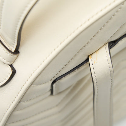 Gucci GG Marmont Backpack Calfskin White
