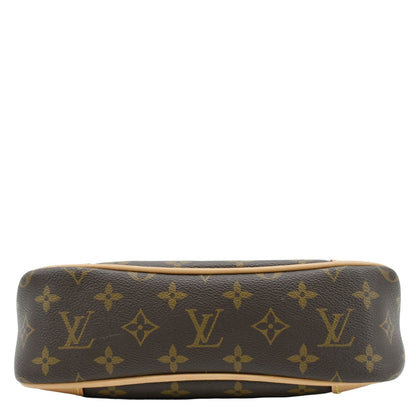 LOUIS VUITTON Odeon PM Monogram Canvas Shoulder Bag Brown