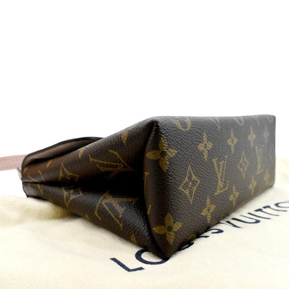 LOUIS VUITTON Locky BB Monogram Canvas Crossbody Bag Rose Poudré