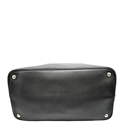 PRADA 2way Leather Tote Shoulder Bag Black BN2815