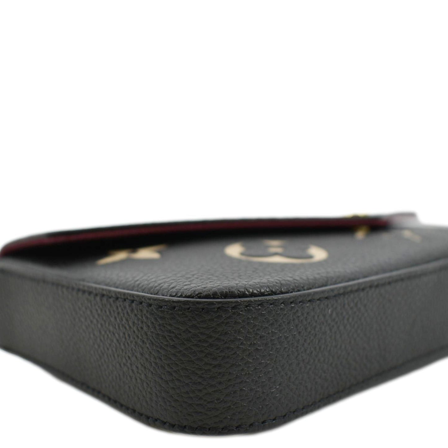 LOUIS VUITTON Felicie Pochette Monogram Empreinte Crossbody Bag Bicolor