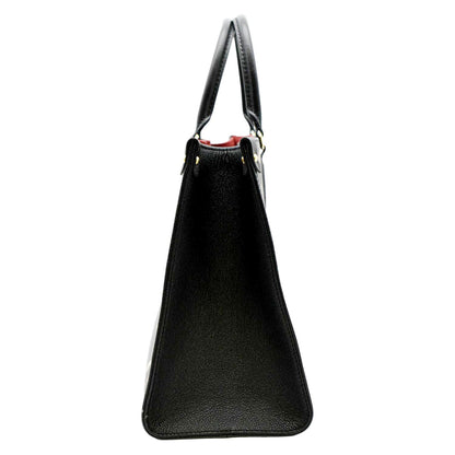 LOUIS VUITTON Onthego MM Giant Monogram Leather Tote Bag Black/Bicolor